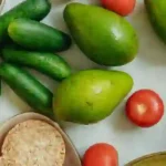 foods for managing type 2 diabetes including vegetables, whole grains, beans, fish, nuts, and fruit
